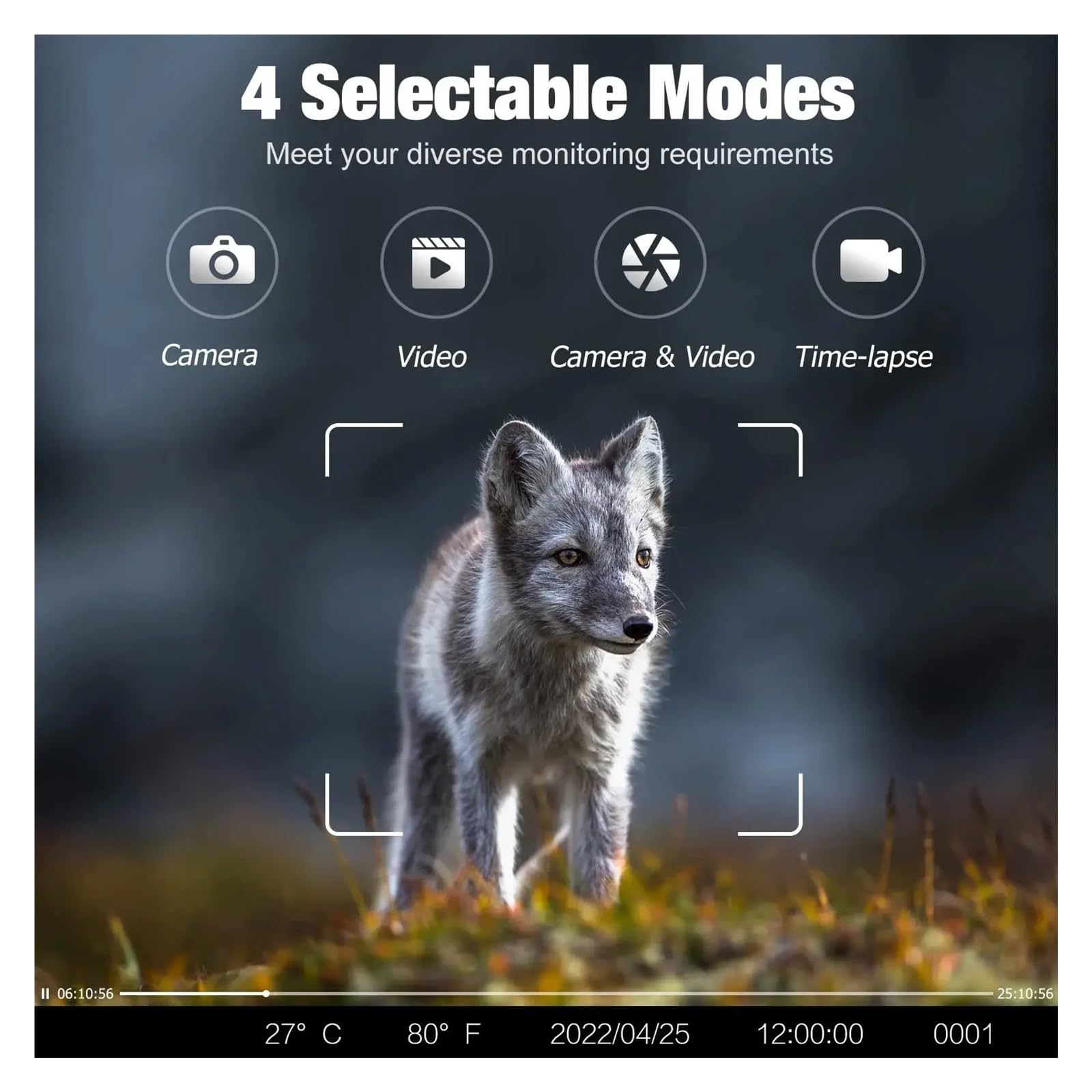 4G HD Wideo Na Żywo Bateria Litowa Komórkowa Kamera Obserwacyjna 50MP 4K Bezprzewodowa Aplikacja Do Gier Usługa W Chmurze Wodoodporna IP66 Wildlife Cam WyraźNe Obrazy I Filmy