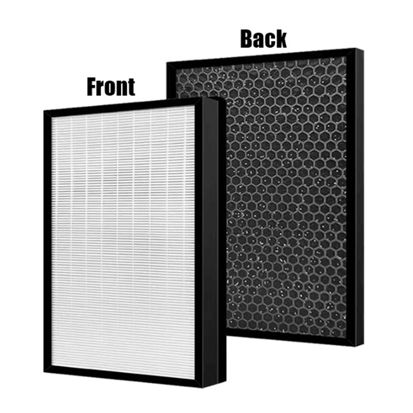 TVHQZVIA Hepa Carbon Filter Size 280 * 260 * 45mm Air Purifier Filter