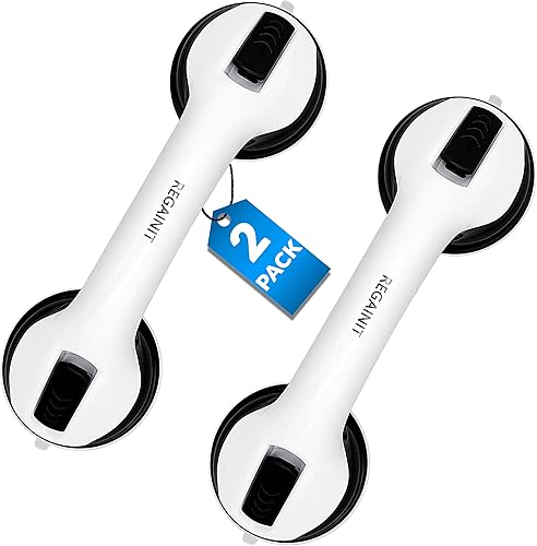 Mango de ducha de succión de 12 pulgadas, barandilla de seguridad para bañeras y duchas, barras de apoyo de baño, barras de agarre para