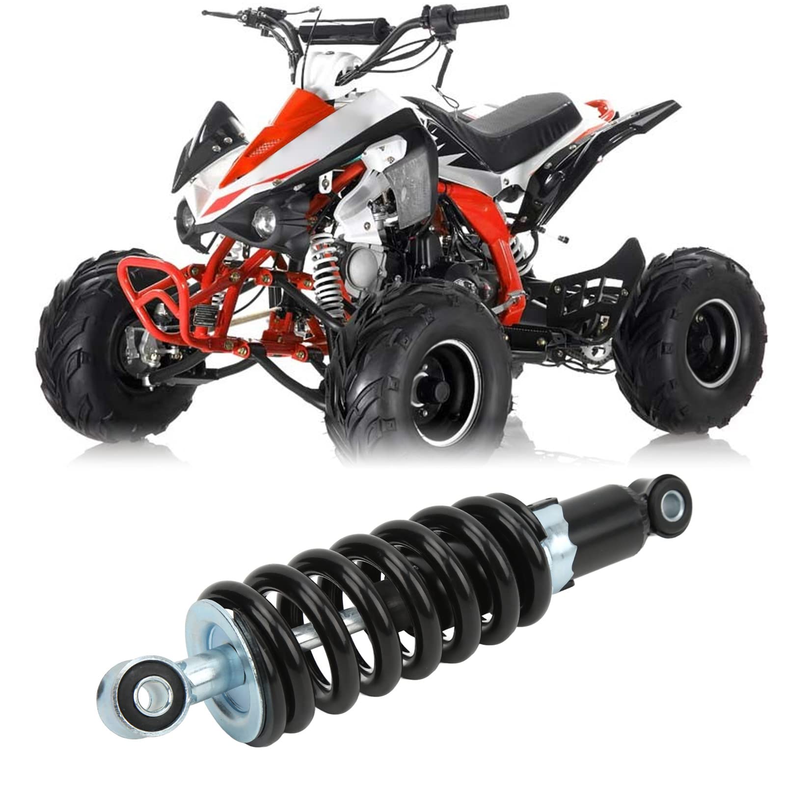 Amortyzator motocyklowy, 240mm amortyzator regulowany wodoodporny dla 50cc do 125cc Dirt pitbike ATV Go Kart Scooter