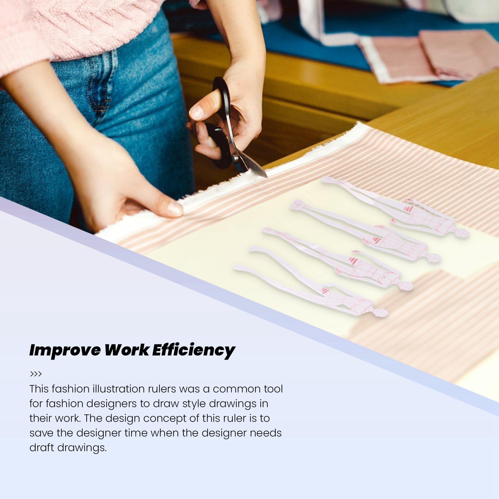 RèGle D'Illustration De Mode ModèLes D'Esquisse RèGle Couture De Modeles Humanoides De Vetements Mesure Type B