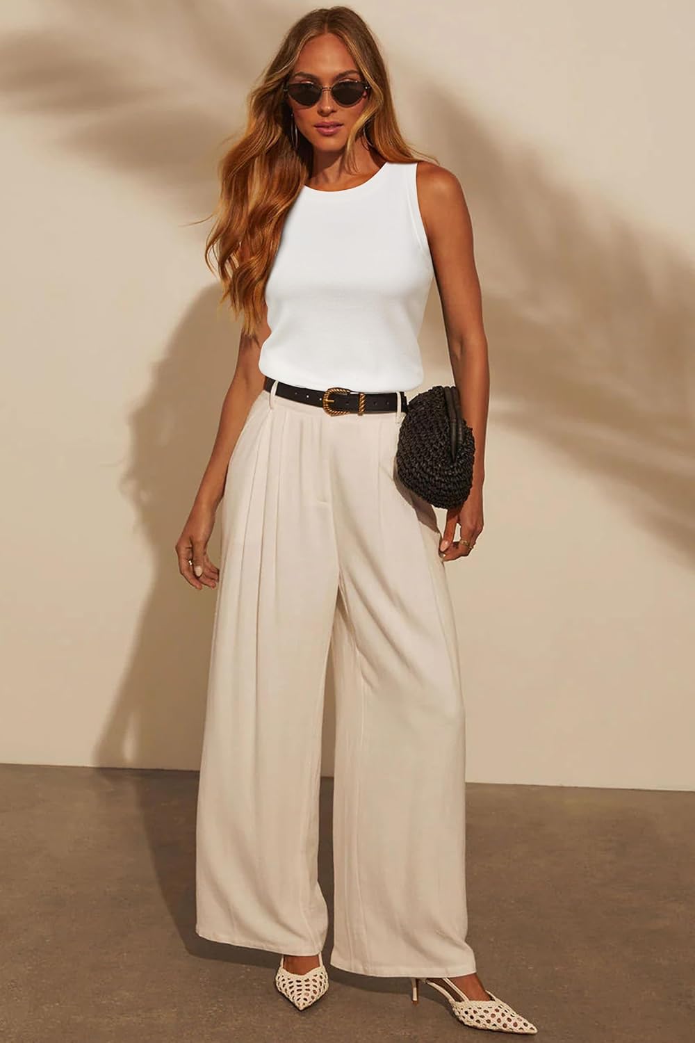 Arach&Cloz Women's Wool Blend Sweaters Non See Through All-Season Business Casual Tank 2026 - Image 5