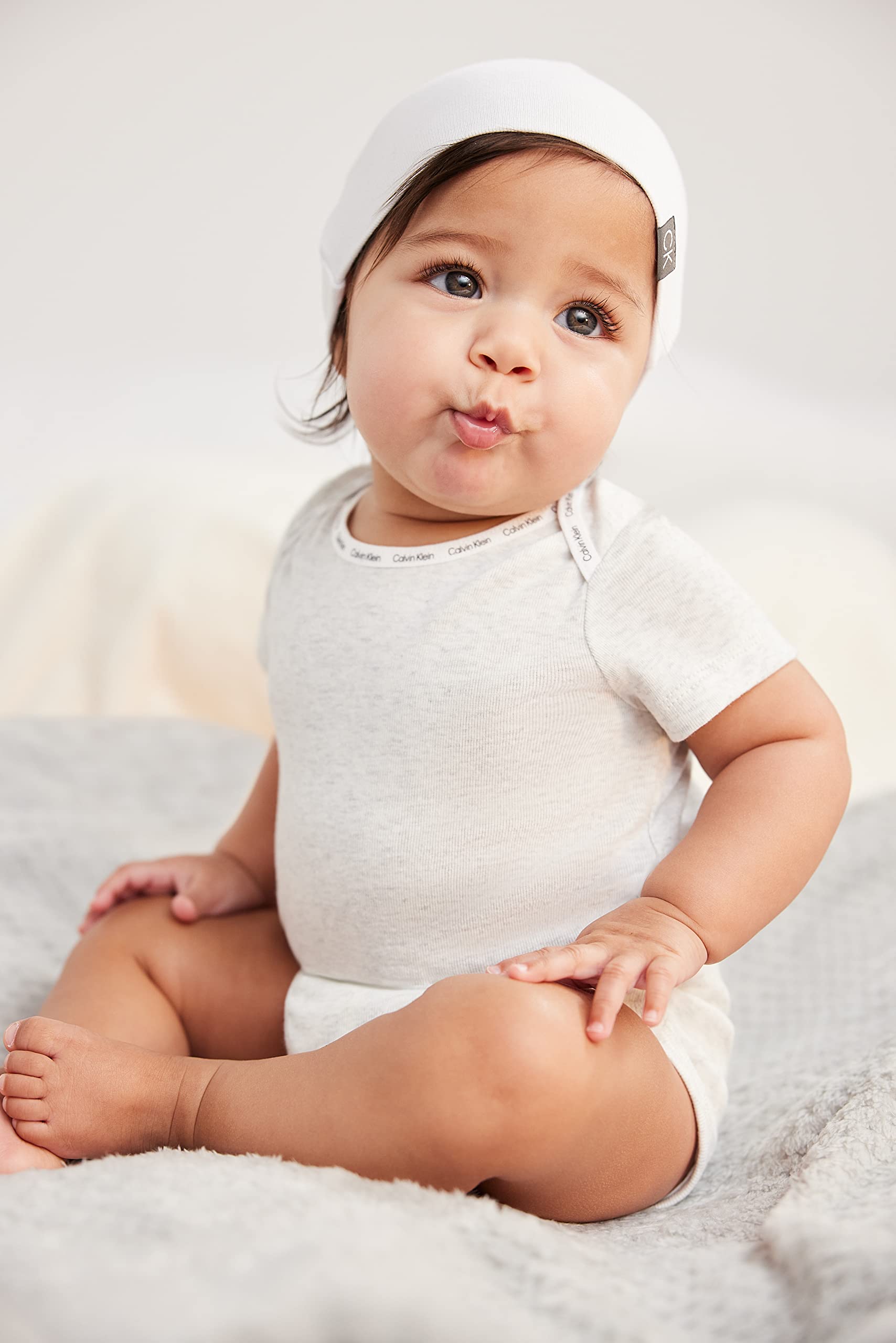 Calvin Klein Organic Baby Essentials 5 Pack Bodysuits