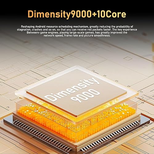 Miniatura 5 de 14PROMA X - Teléfono inteligente desbloqueado, 16+512 GB, Android 14 desbloqueado, batería de pantalla HD de 6.82 pulgadas de 6800 mAh con tarjeta