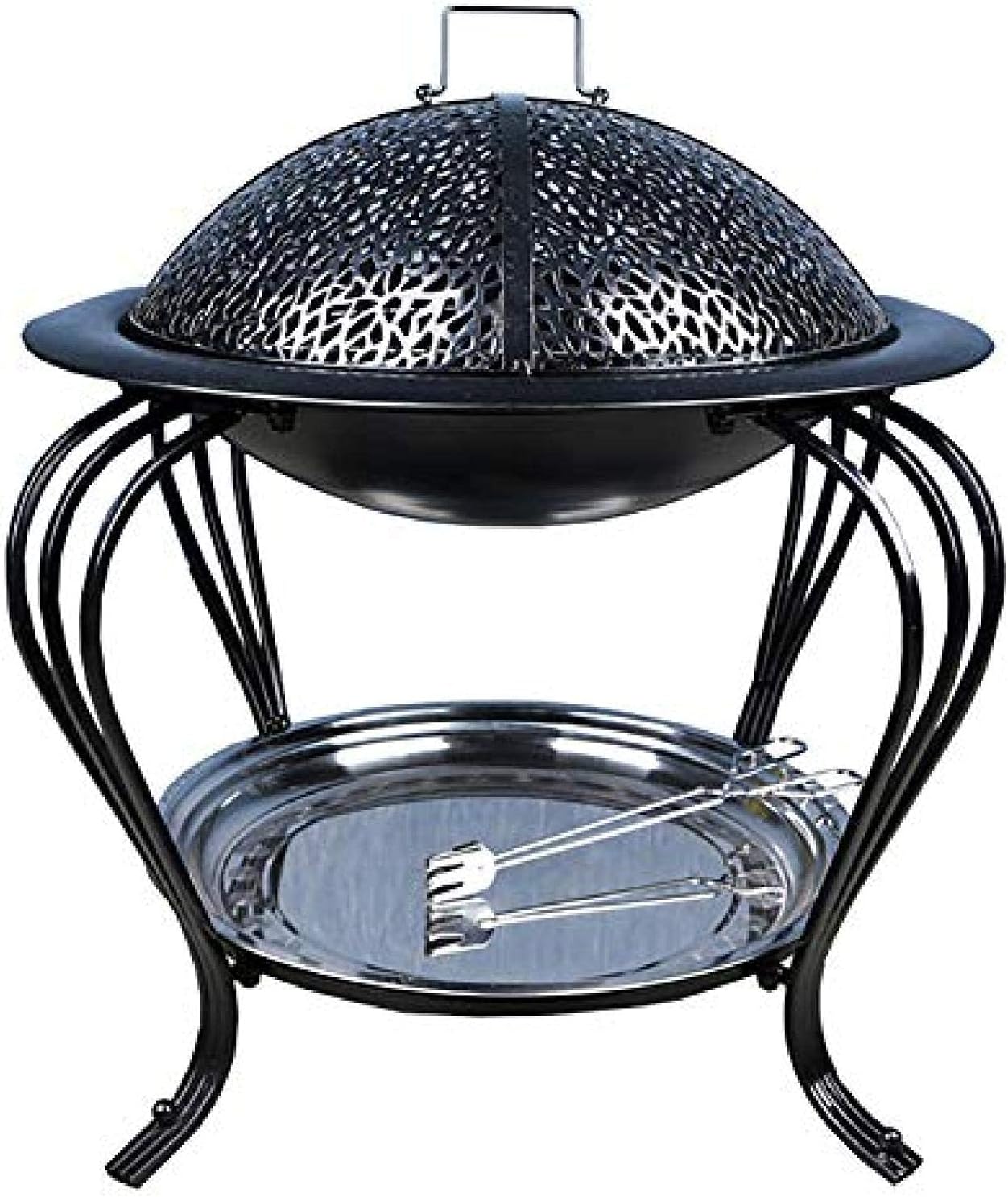 Fire Pit, BBQ Grill, Fire Pit, Smokeless BBQ Outdoor Barbecue for
