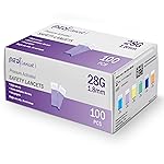Medt - Pressure Activated Safety Lancets (28G x 1.8mm) - Gamma Ray Sterilized, Ideal for Blood Testing, Single Use and Gentle for Comfortable Testing - Pack of 100