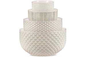 KooK Ceramic Mixing Bowls: Cute Mixing Bowls for Any Kitchen