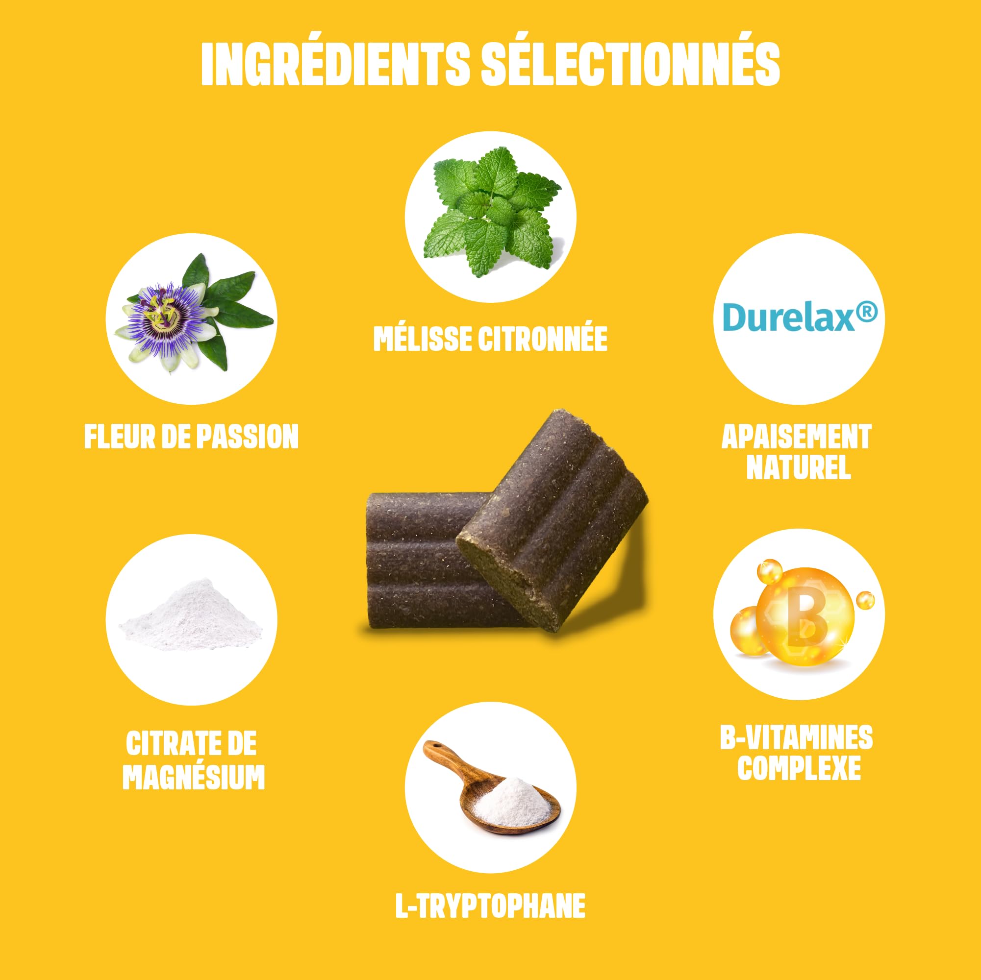 ivvi Relax Calmant pour Chiens - Formule avec L-Tryptophane en Cas d'Anxiété, de Stress et pour se Calmer - 60 Délicieuses Friandises au Poulet