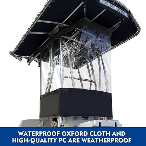 Miniatura 2 de Cubierta universal T-TOP para consola de barco, transparente, para consolas de más de 700mm27.56"