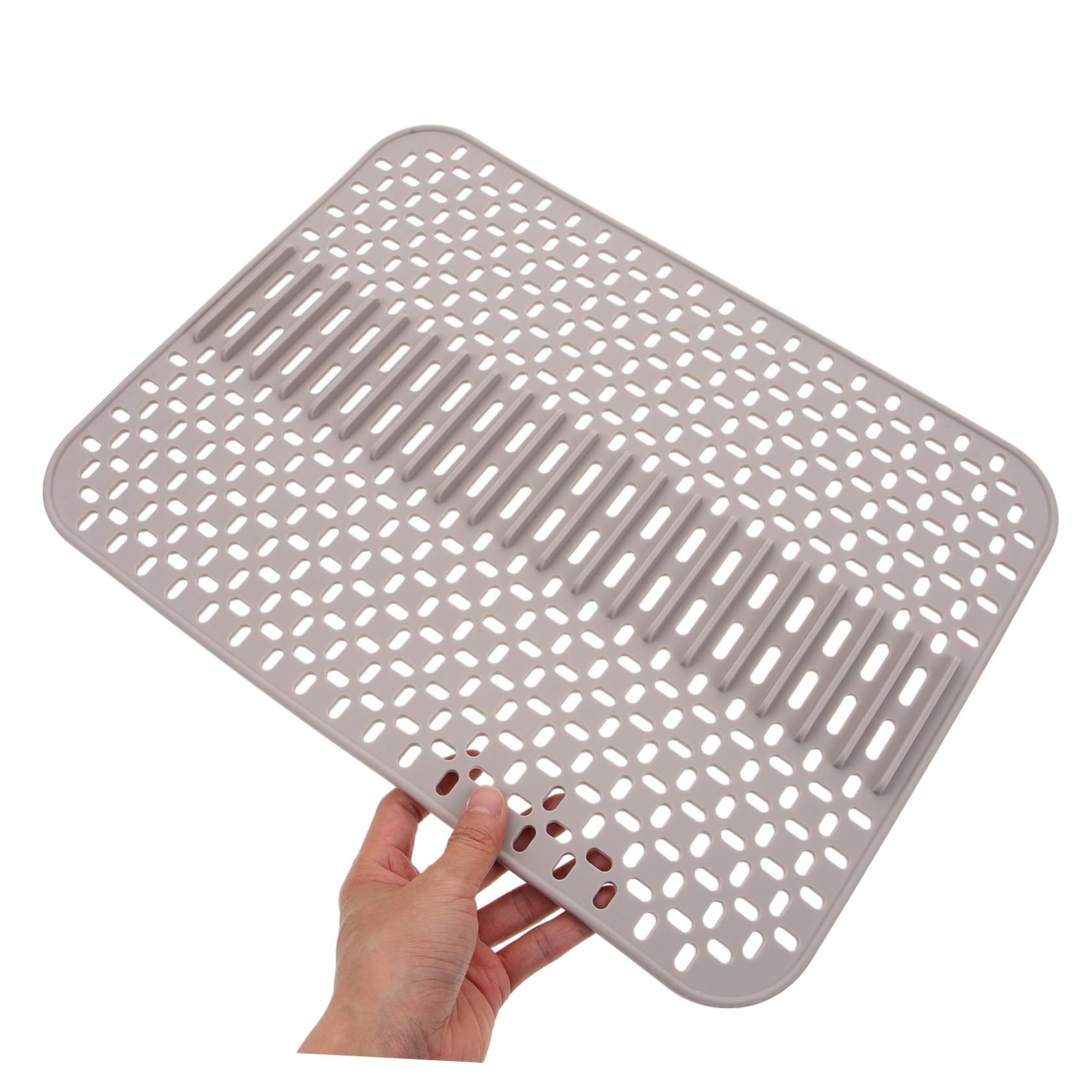 Artibetter Tapete de Silicona y Resistencia a Roturas Cuadrado para Fregadero de Cocina Protección Antideslizante Alfombrilla Adecuado para Secar Platos Hogar