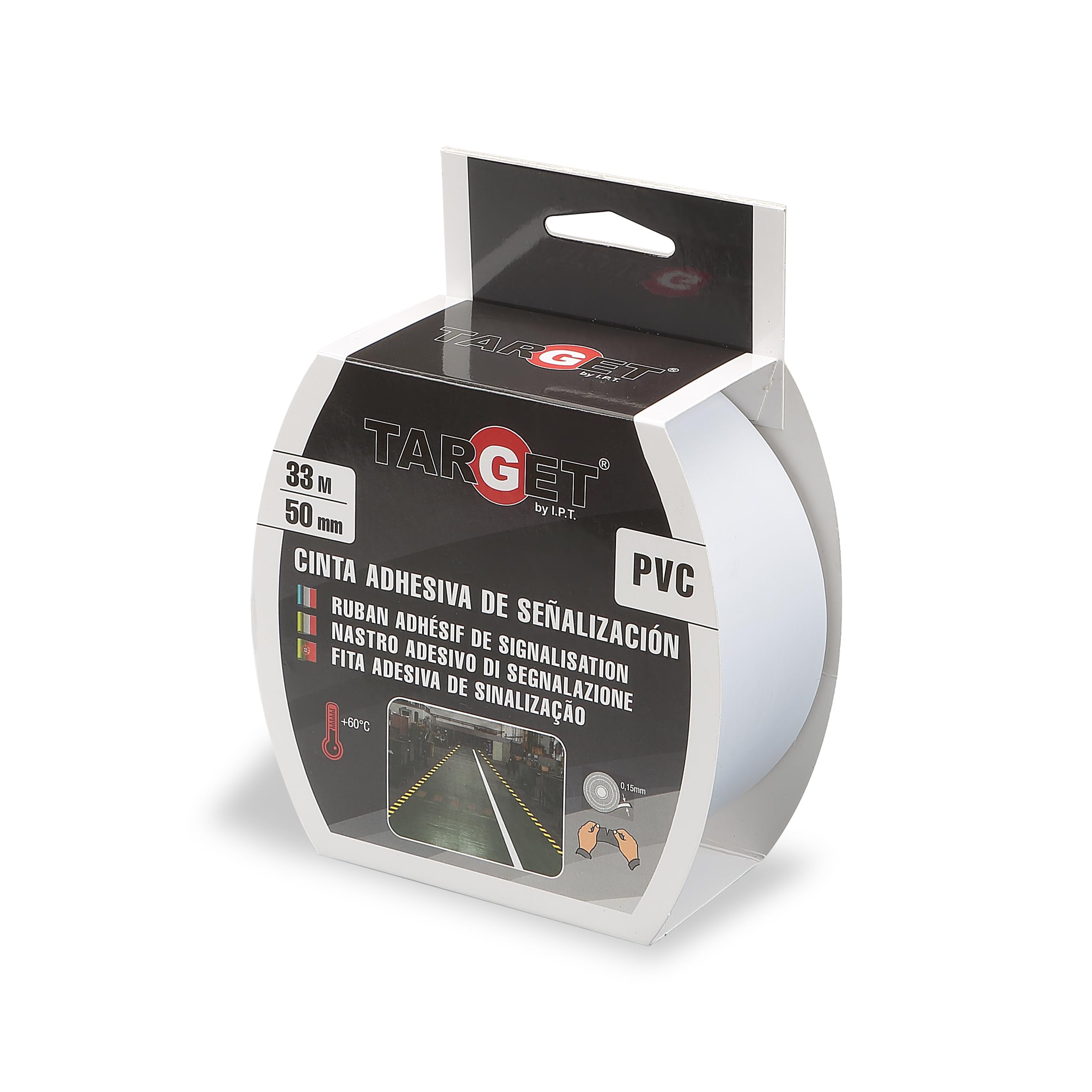 Achetez Ruban De Marquage Au Sol En PVC | Ruban De Marquage De Sécurité En Vinyle De Qualité Supérieure | Pour Entrepôts, Industries, Magasins | Rouleau Simple De 50 Mm X 33