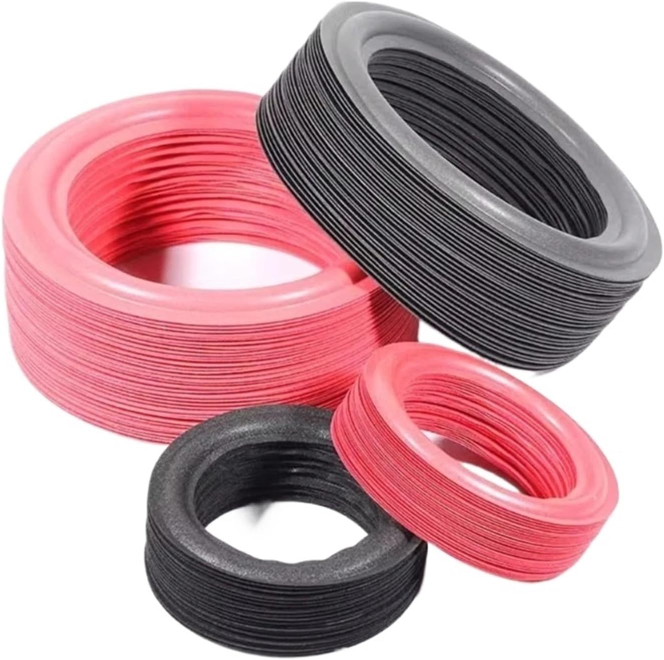 Speaker Repair Kit 10pcs Speaker Rubber Foam Edges Surround Rings Repair Part for DIY Dustproof for DIY(15YA4NB1403293-R-E)