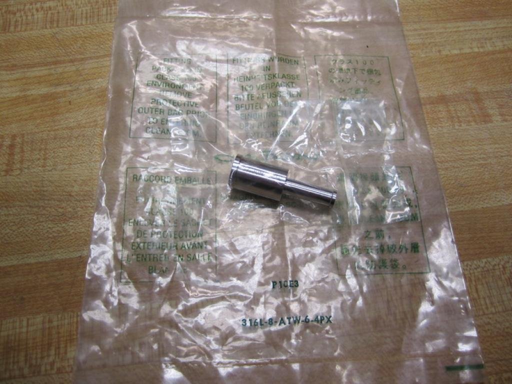 Cajon 316L-8-ATW-6-4PX Tube Butt Weld Union 1/2 Inch 316L Stainless Steel