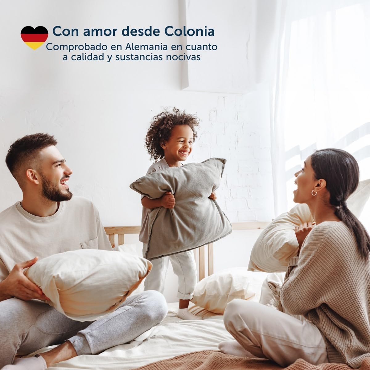 Blumtal 2 Juegos de Funda de colchón para alérgicos 90 x 200 x 8cm, Funda Topper - Antiácaros, Funda Protectora de colchón, Transpirable