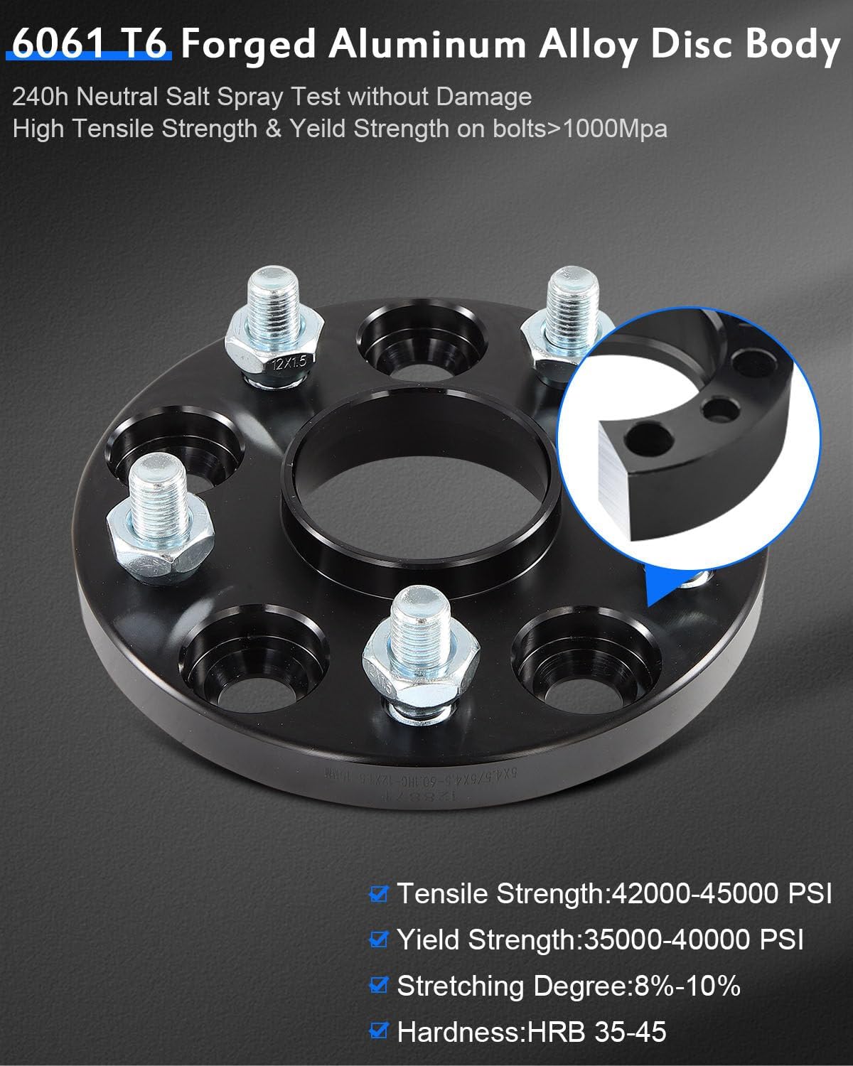 ECCPP 5x4.5 to 5x4.5 hubcentric Wheel Spacers 15mm 5 lug 5x114.3mm to 5x114.3mm Fit for Toyota Camry 1992–2025| for Toyota Supra 1986–2002| for Toyota Prius V 2012–2020