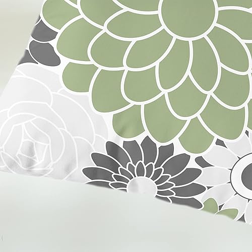 Miniatura 7 de CaliTime Juego de 2 fundas de almohada decorativas de forro polar con flores florecientes de dalia floral para sofá, cama, sofá, decoración de casa