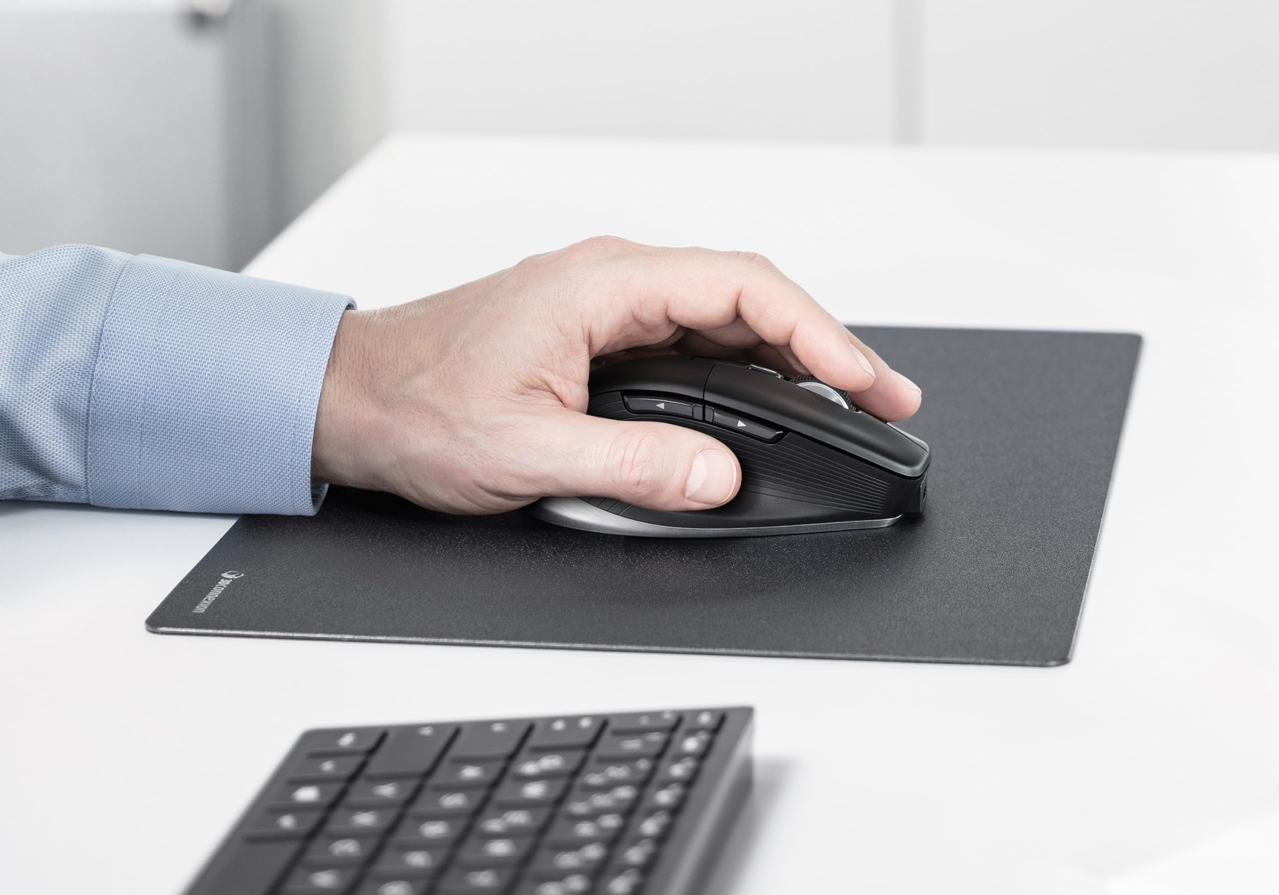3Dconnexion CadMouse Pro Wireless Left (Mouse ergonomico, ottico, wireless, USB-C, Mancino, nero)
