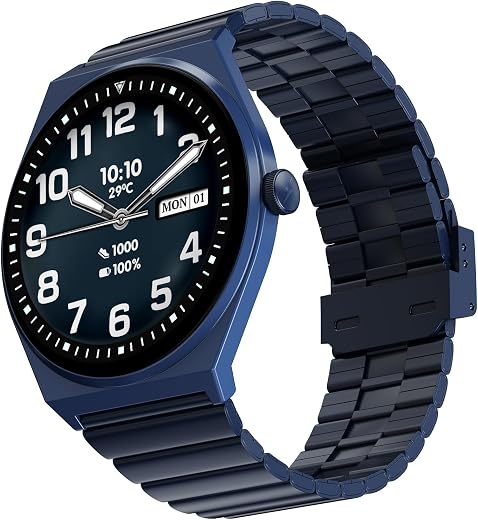 Fire-Boltt Legacy Nova Smartwatch 1.43” Slim Super AMOLED Display 466x466 Pixel Always-On Display Bluetooth Calling, Wirel...