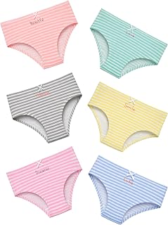 Kids Girls Panty Ultrasoft Underwear 100% Cotton Soft Comfortable | SKin Friendly | Innerwear Pack Of 6-Assorted… (Color &... Price In India