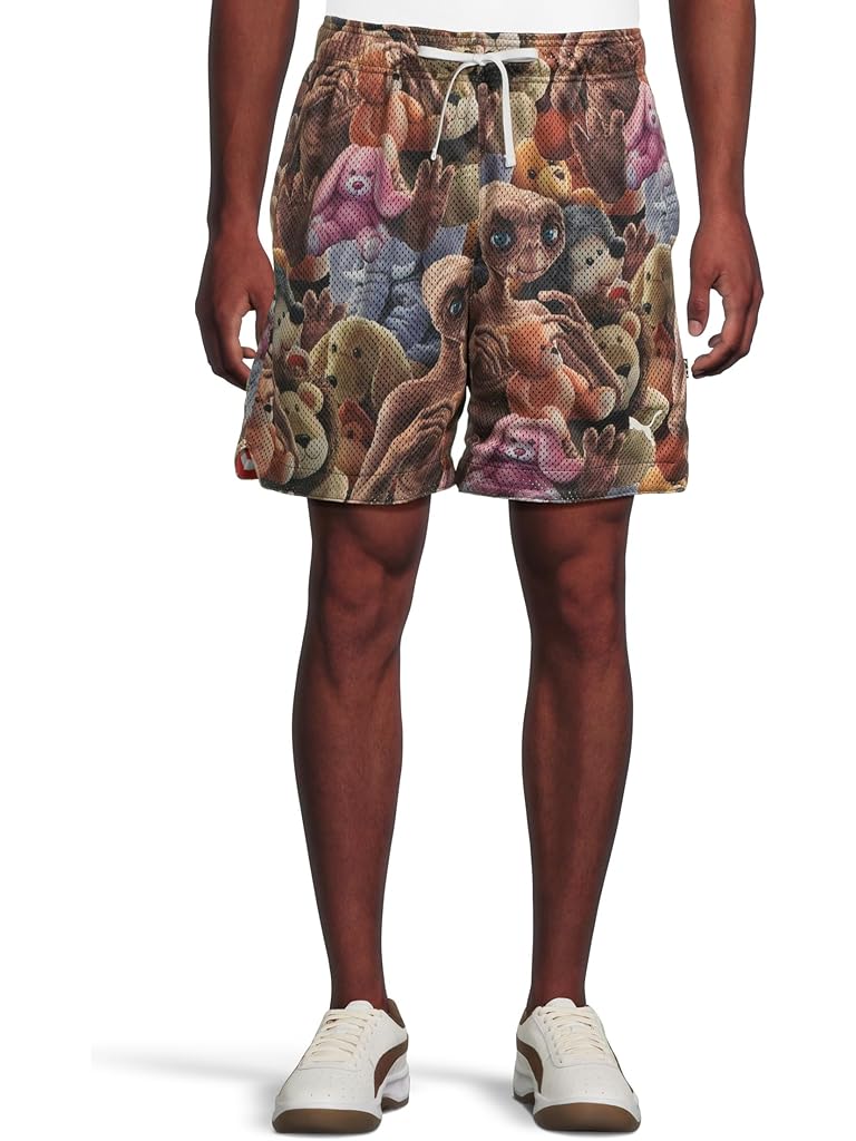 Black PUMA Hoops X E.t. Shorts