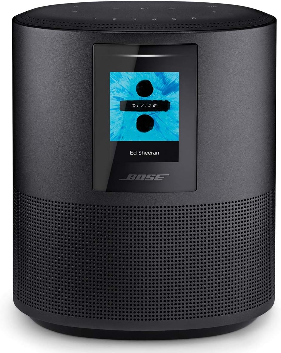 Bose Home Speaker 500: Smart Bluetooth Speaker with Alexa Voice Control Built-in, Black
