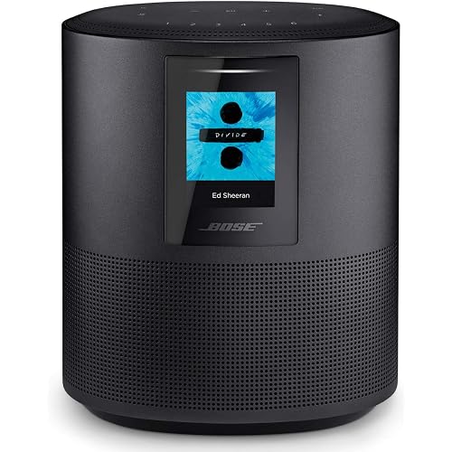 Bose Home Speaker 500: Smart Bluetooth Speaker with Alexa Voice Control Built-in, Black