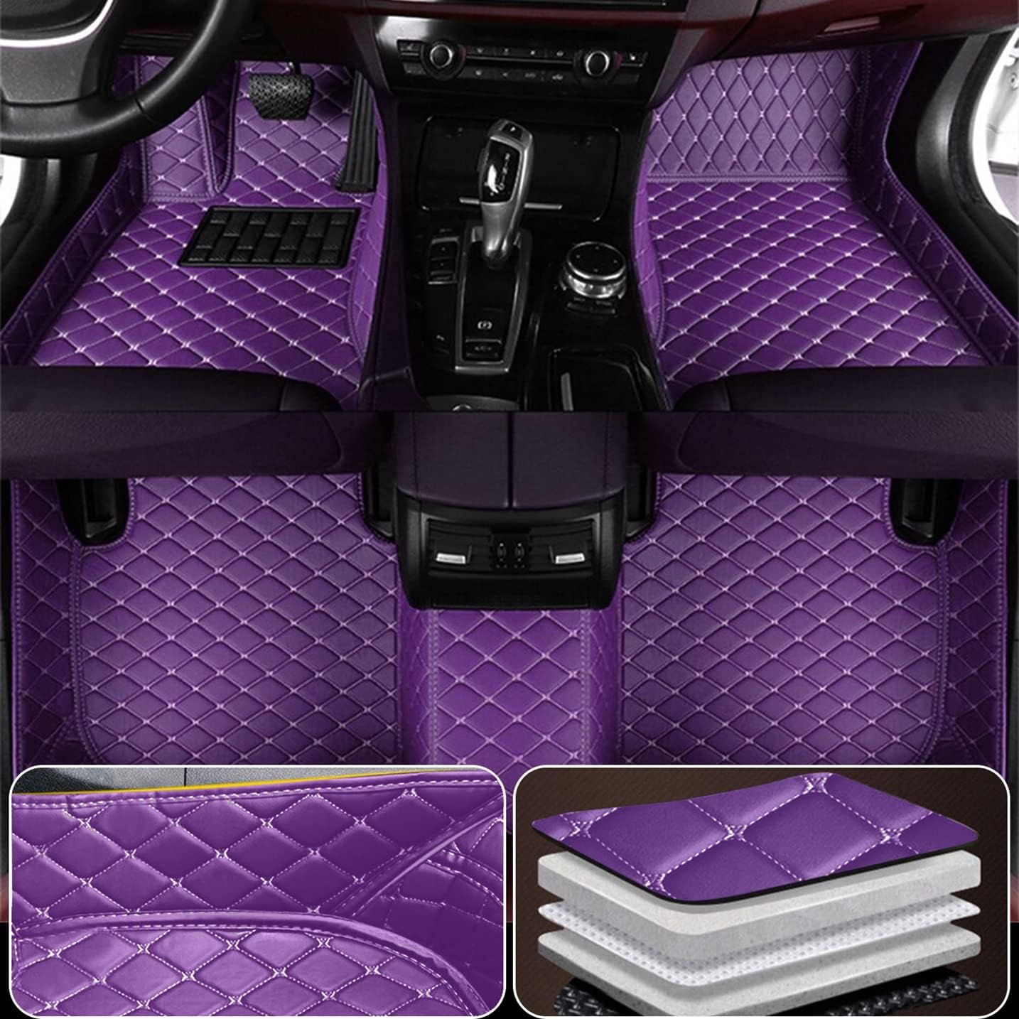 Custom Car Floor Mats for Mercedes Benz CClass W204 2008