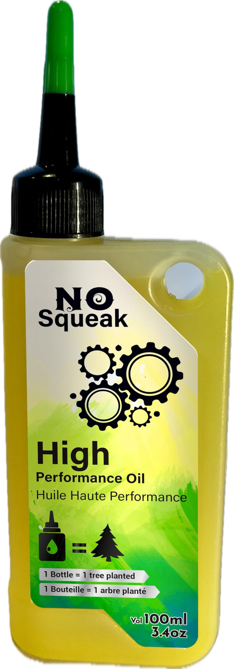 No Squeak 3.4oz High Performance Penetrating Oil – Bike Chain Lubricant, Door Hinge & Lock Lubricant, Rust Remover, Multi-Purpose Non-Toxic Lubricating Oil