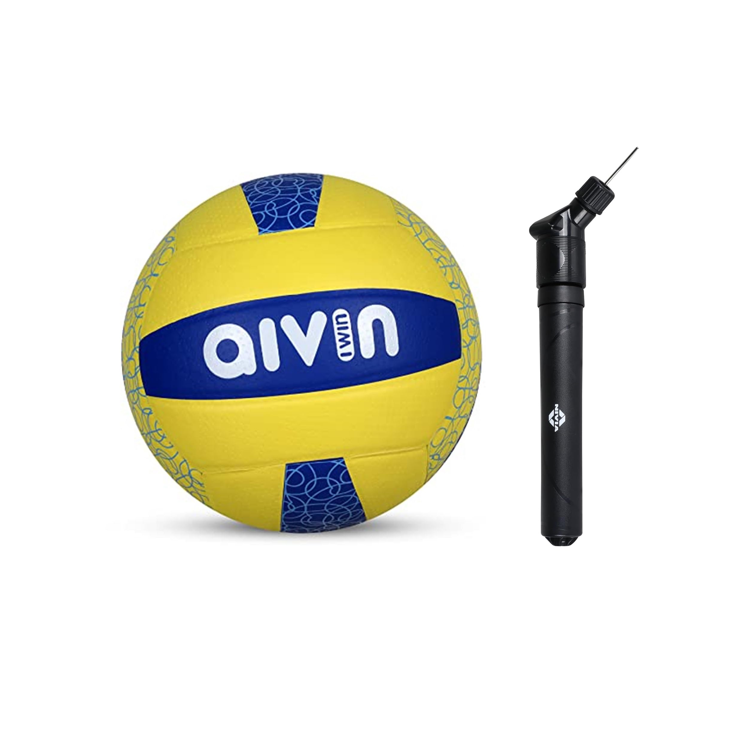 See full amazon price history chart for AIVIN Spectre Volleyball with Double Action Nivia Ball Pump & Needle Combo Pack Waterproof Beach Soft Blue/Yellow Volleyball for Indoor/Outdoor Play, Game, Training Official Size 5 AIVIN Spectre Volleyball with Double Action Nivia Ball Pump & Needle Combo Pack Waterproof Beach Soft Blue/Yellow Volleyball for Indoor/Outdoor Play, Game, Training Official Size 5 (B0D7LXHG7J) Amazon Price History, Amazon Price Tracker