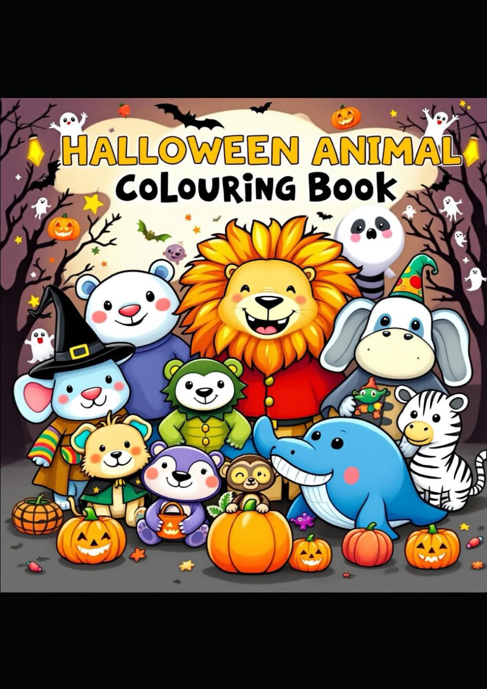 Halloween Animal Alphabet Coloring Book: - Spooky Fun from A to Z!