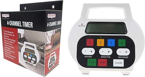 Miniatura 9 de Chef Master Temporizador de cocina  Temporizador digital de 3 canales  Temporizador de triple cuenta de canales arribaabajo para cocinar  Pantalla