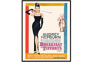 Unframed Audrey Hepburn Wall Art: Graceful Mid-Century Icon
