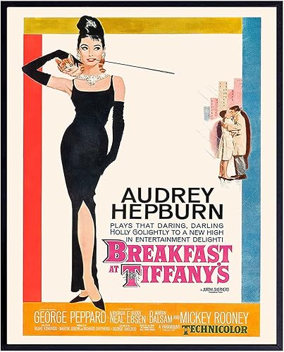 Audrey Hepburn - Póster de Audrey Hepburn, decoraciones modernas de mediados de siglo, pósteres de película de Hollywood de estilo vintage, arte de