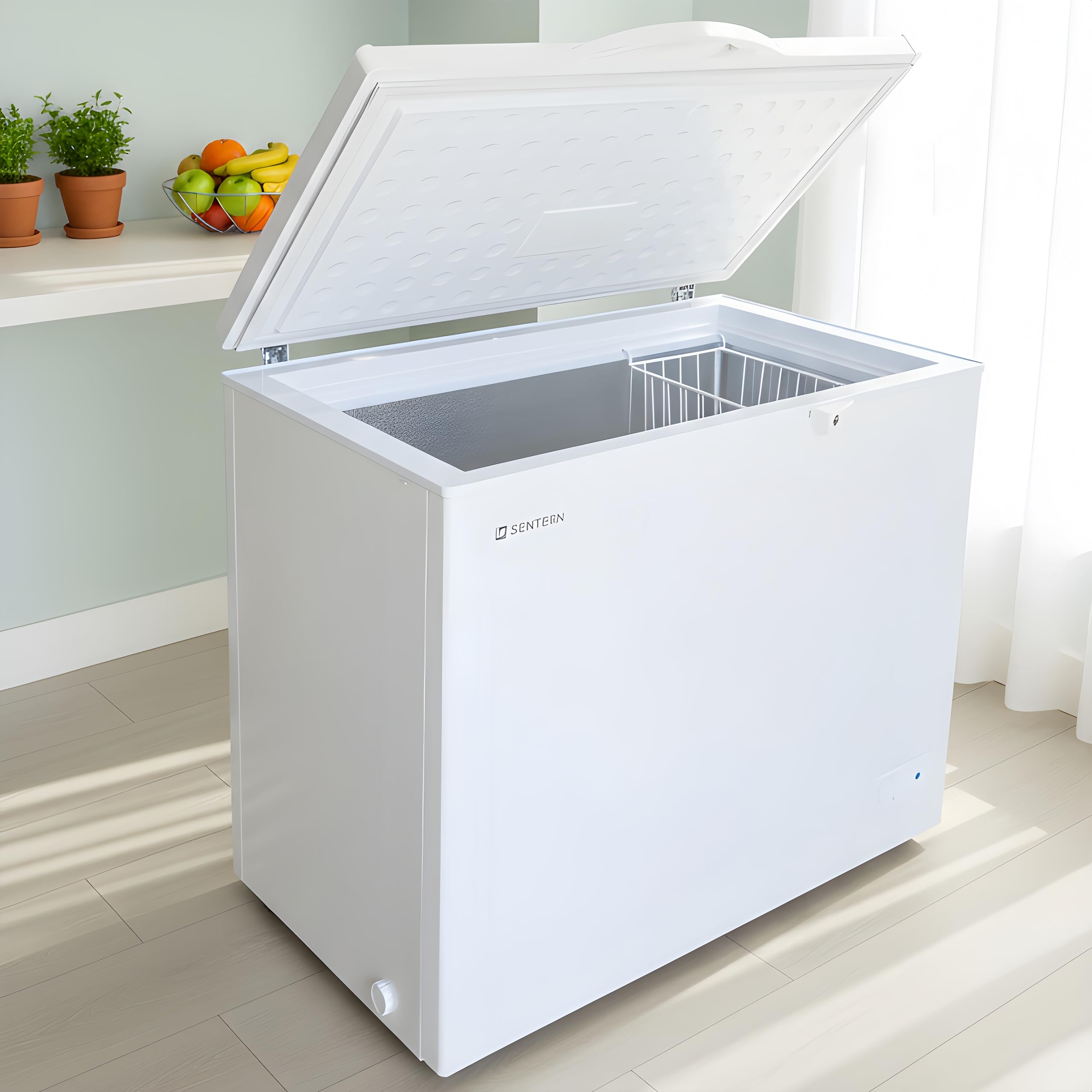 Amazon.co.jp: 冷凍庫 300L 家庭用 業務用 鍵付き ノンフロン チェスト