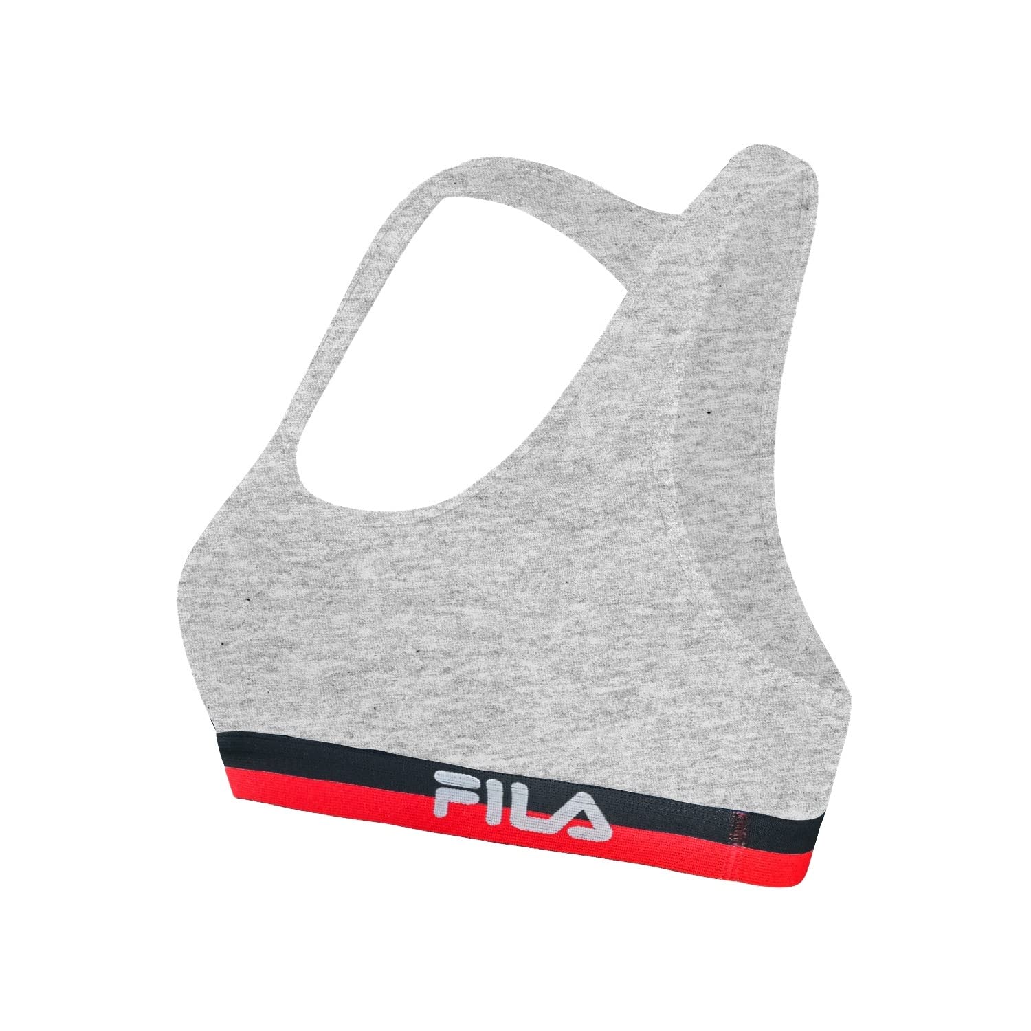 FILA Sujetador Deportivo Mujer algodón, Ropa Deportiva, Gym y Yoga (lote de 3)