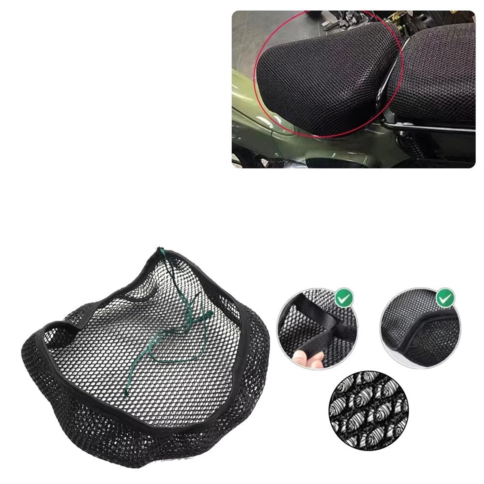 Moto Copri Sedili Per CT125 CT 125 Coprisedile per moto Imbottitura protettiva antiscivolo resistente al calore elastica e traspirante
