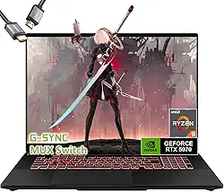 ASUS TUF A16 Laptop para jogos RTX 5070 MUX Switch - AMD Ryzen 9 270 Beat i9-12950HX -40.6 cm FHD + Display G-SYNC -64GB RAM -SSD 4TB -Teclado RGB retroiluminado -Webcam -2025 Portatil Gamer PC