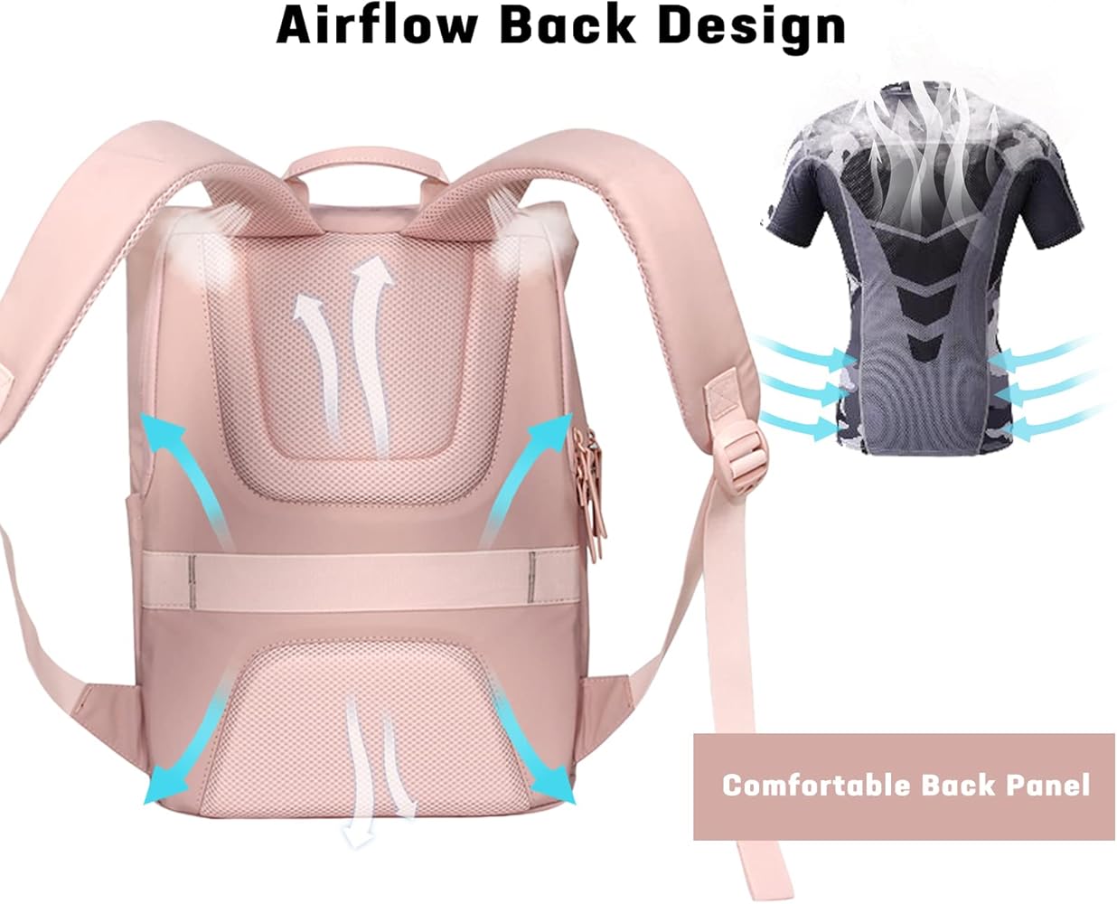 Sac à Dos Pour Homme, 40 L, Sac à Dos Pour Ordinateur Portable Pour PC, 17,3 Pouces