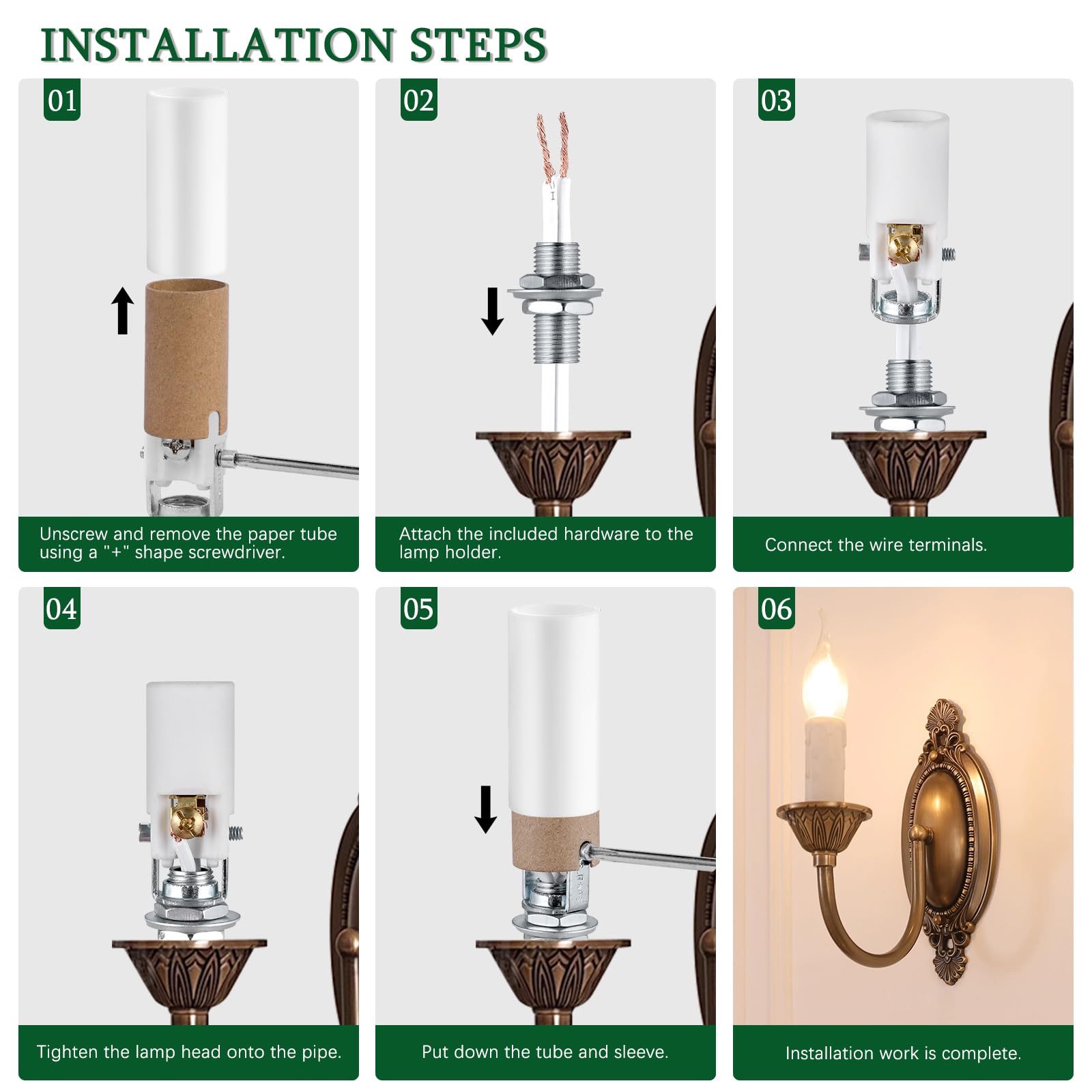 E12 Candelabra Socket - Ceramic Light Holder -4 E12 Candelabra Socket - Ceramic Light Holder -4