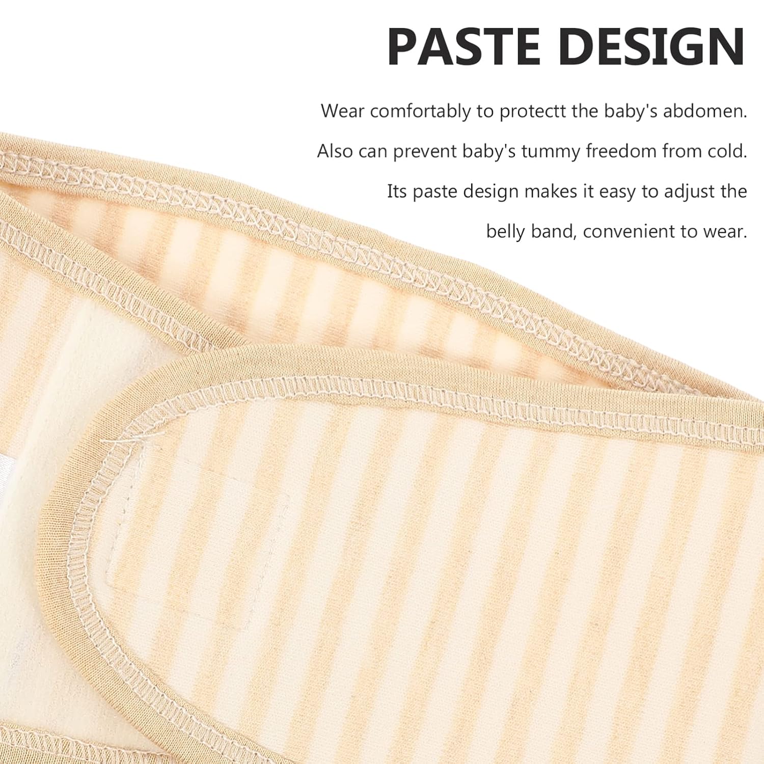 Healifty Baby Belly Band 3-Pack Soft Cotton Newborn Belly Protector Adjustable Umbilical Cord Cover Breathable Infant Abdominal Wrap for Healing and Cold Protection