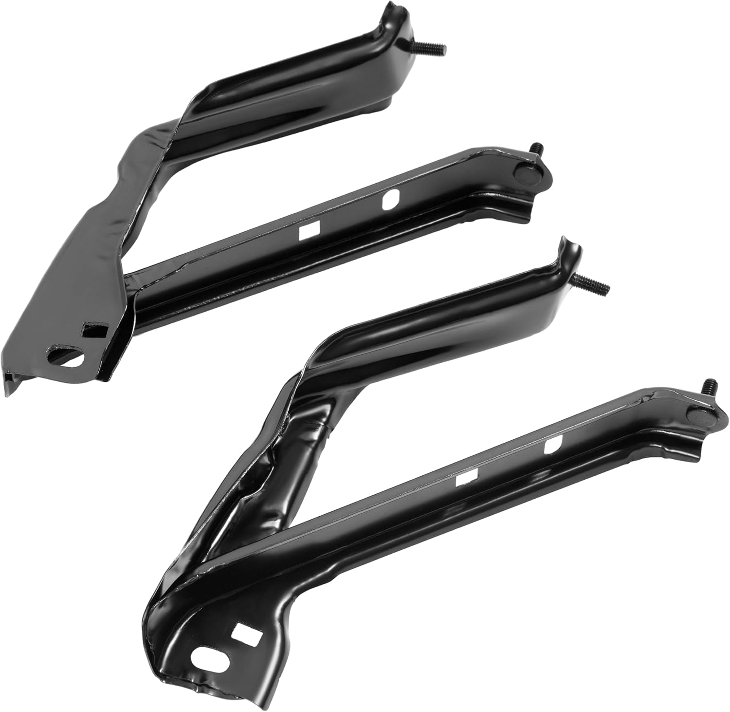 KUAFU Front Bumper Bracket Set Compatible with 1995-2004 Toyota Tacoma Fender Apron Brace Replacement for TO1245102 TO1244102 5370535020 5370635010 Steel Electrophoresis Primed Left & Right Side