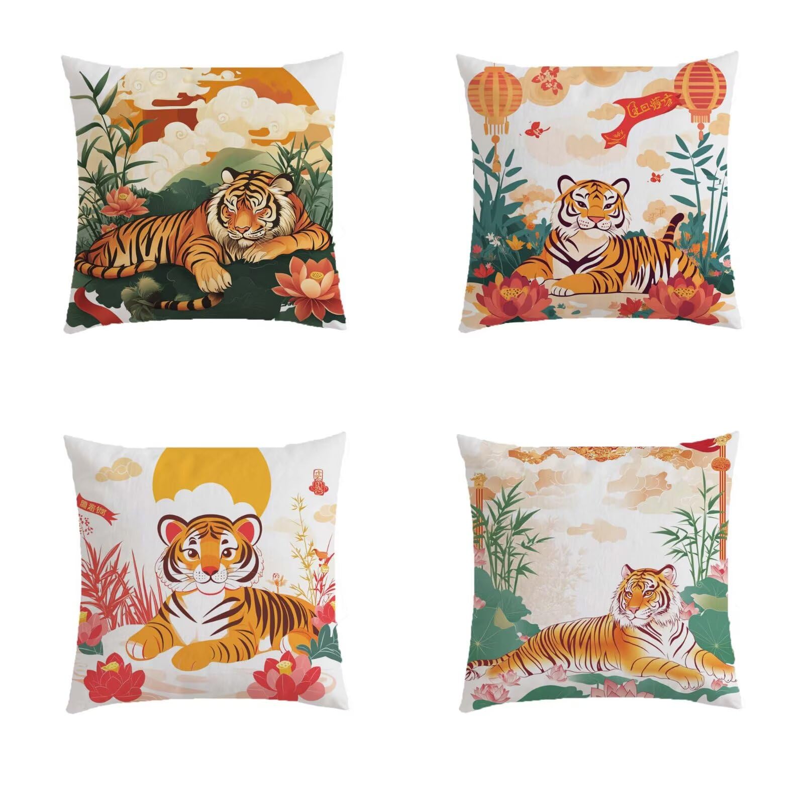 Fermeture à glissière invisible sur cette housse de coussin 60x60 lavable