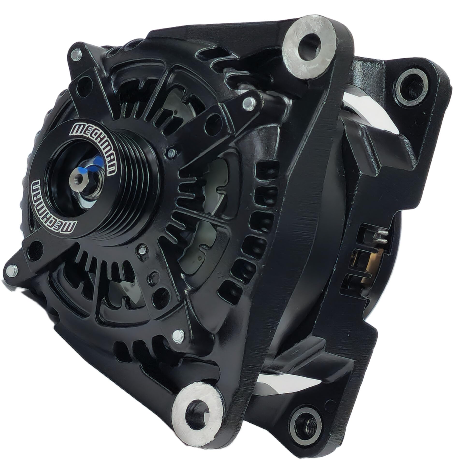 Mechman 390 Amp High Output Alternator compatible with Ram 1500, 2500, 3500 (5.7L & 6.4L Gas, 2011-2023) - Black