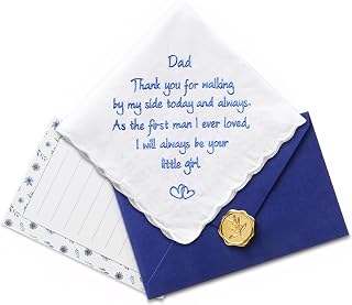 Wedding Handkerchief - Something Blue for Bride on Wedding Day - Bridal Weddings Hankie