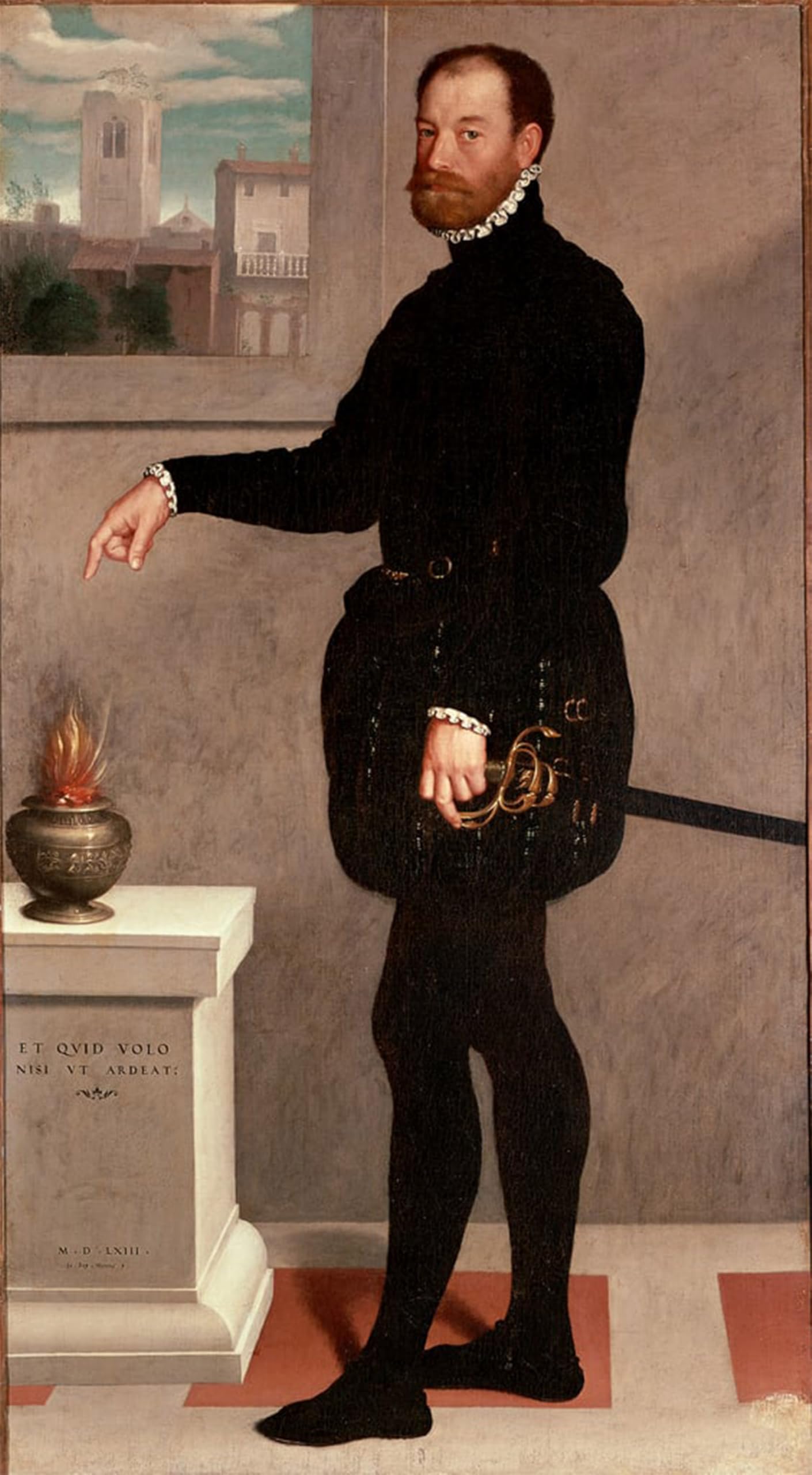 Cuadro en lienzo de Pietro Secco por Battista Moroni, ideal para decorar una oficina elegante 5