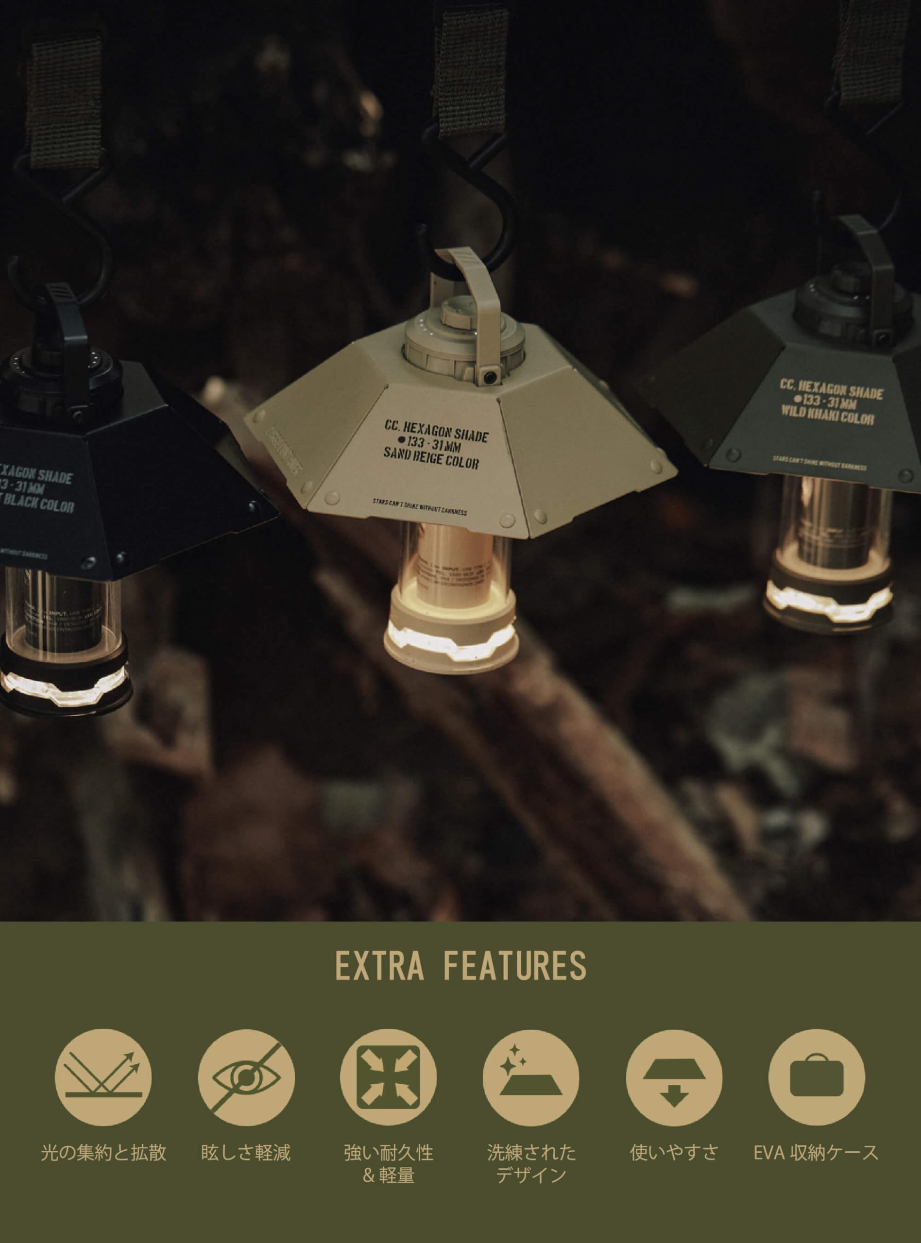 Amazon.co.jp: CARGO CONTAINER カーゴコンテナ HEXAGON SHADE