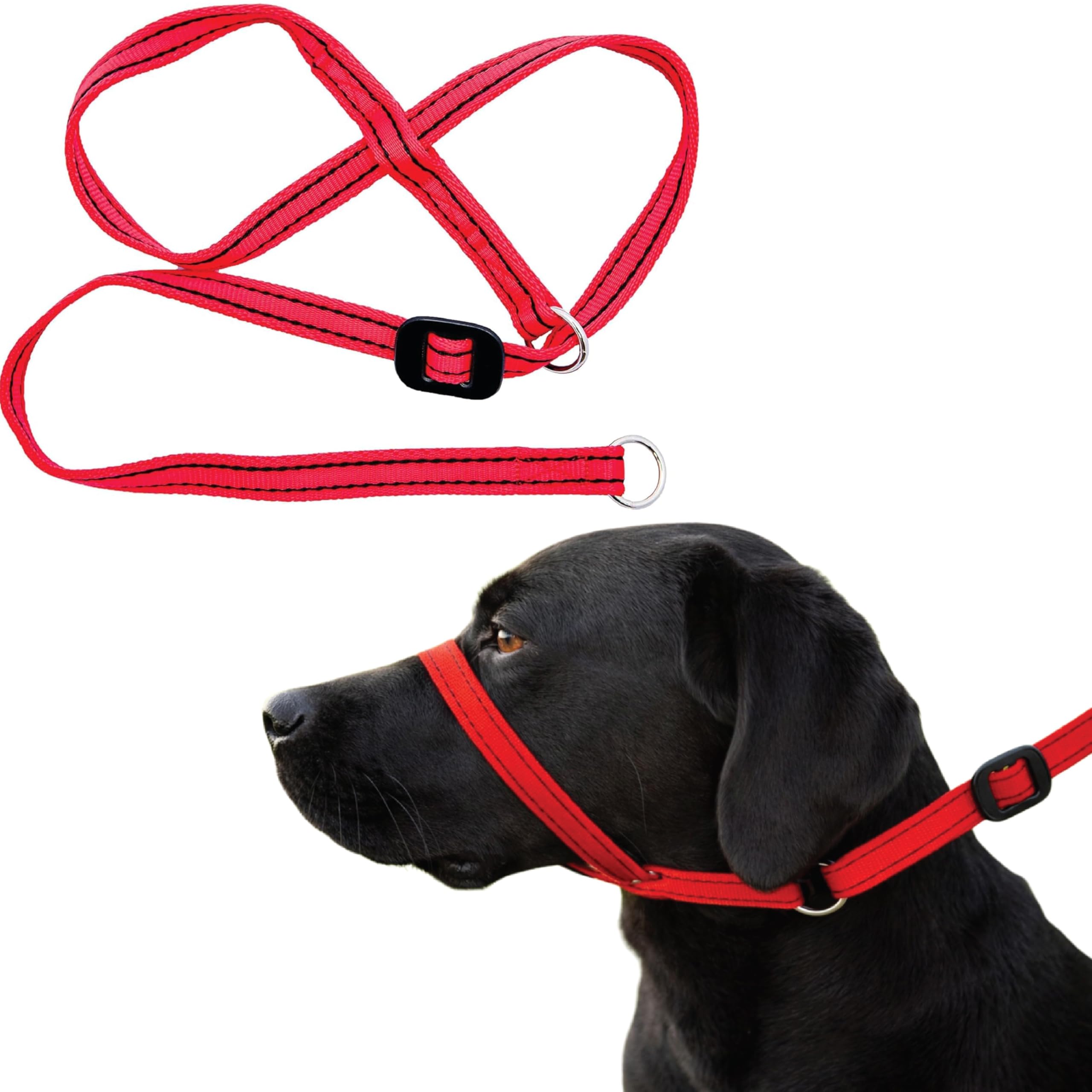 Gencon - Collar grande antitirones para perro, aprobado por entrenador, control suave y suave, práctica ayuda para el entrenamiento y el comportamiento del perro, mano derecha, fabricado en el Reino