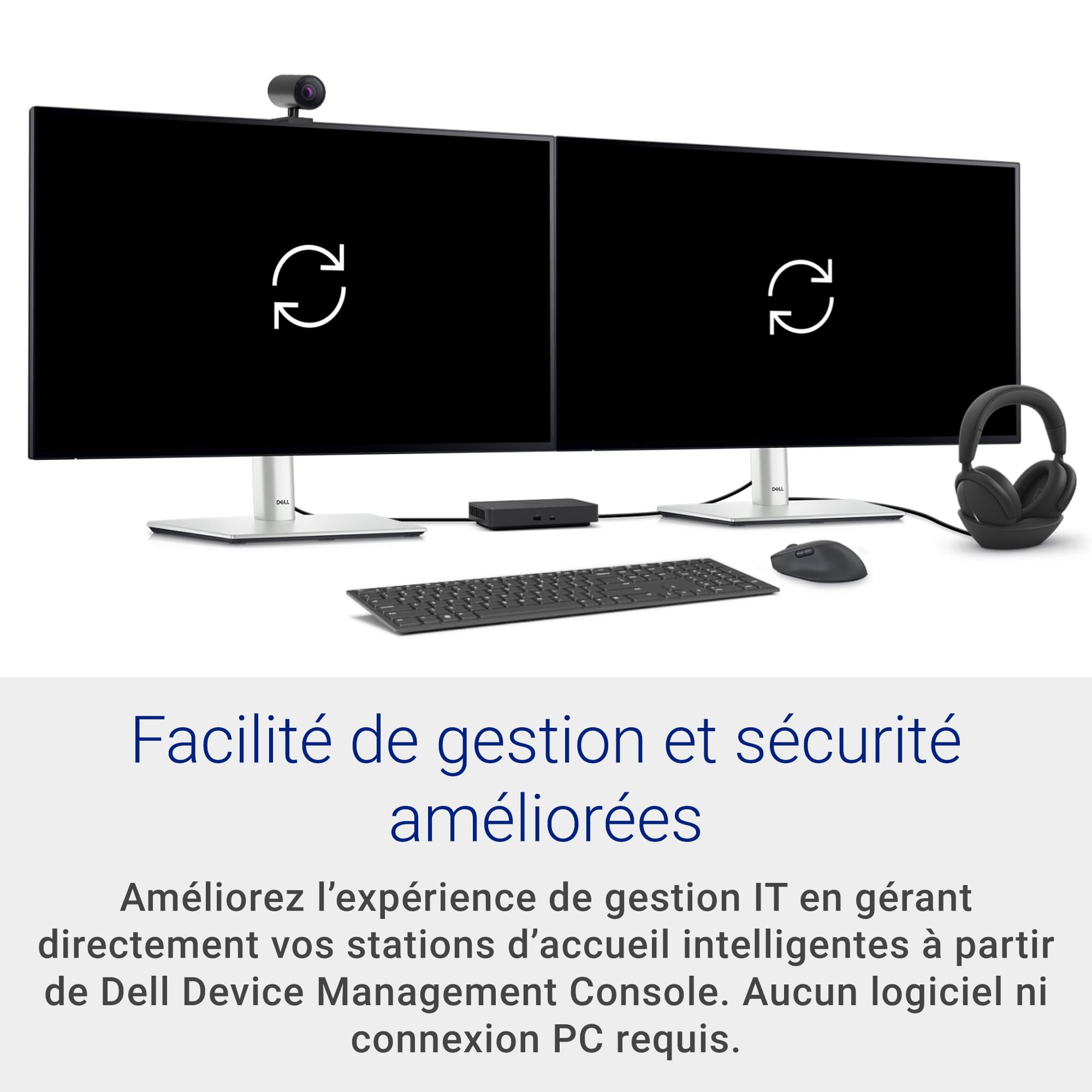 Dell Pro SD25TB5 Station d’Accueil Thunderbolt 5, 300W, 4 Écrans 4K 120Hz/8K