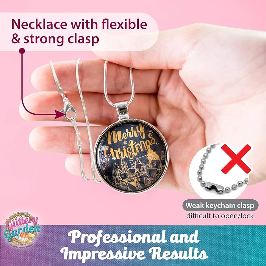 DIY Schmuckherstellung Set Für Mädchen - Bastelset Mit Glasperlen & Charms Für Halsketten & Armbänder