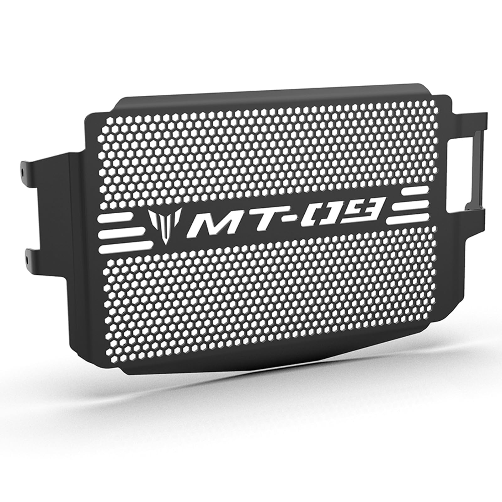 MT-09/SP 2024-2026 Motorrad Kühlergrill Schutz CNC Kühlerabdeckung für MT09 MT-09 SP 2024 2025 2026-Schwarz